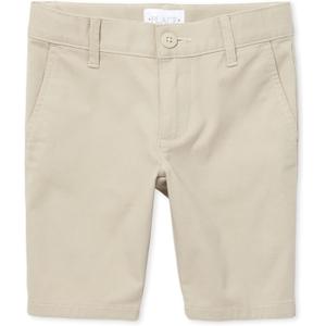 The Children's Place Girls Size Uniform Shorts, Biscuit 2, 6 Slim
