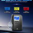 Keychain Breathalyzer, Breathalyzers for Alcohol with LCD Digital Display, Mini Alcohol Breathalyzer Tester for Home Use, Personal Portable Pocket Breathalyzer with 5 Mouthpieces