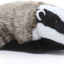 TAMMYFLYFLY Stuffed Toy 10" Badger Plush Stuffed Animal (28cm)