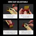 FX+ Professional Barber Cord/Cordless Hair Trimmers  Beard Trimmer for Men, Professional Stylist & Barber Clippers, USB-C Cordless Hair Trimmers for Men (Gold)