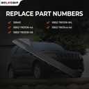 A-Pillar Molding Trim kit w/Clips Compatible with 2011-2019 Ford Explorer Right Passenger Side Outer Windshield Molding Trim Replace BB5Z-7803144-AA 926-451 BB5Z7803136AA BB5Z7803136AB BB5Z7803136BA