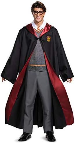 Harry Potter Costume for Men, Deluxe Wizarding World Adult Size Dress Up Character Outfit, Size Medium
