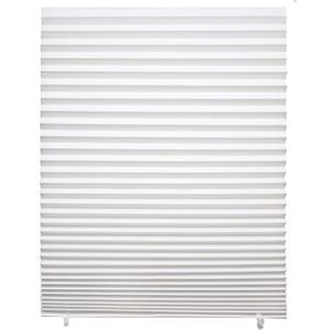 Changshade 6-Pack Pleated Paper Temporary Shades Cordless Light Filtering Cut to Size Temporary Paper Blinds for Indoor Windows of Office, Bedroom, Bathroom, Living Room, 24" W x 72" H, White, 24" x 72"-6PC