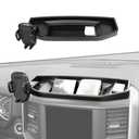 JeCar Dash Phone Holder Dashboard Cellphone Clamp Upgrade Aluminum Alloy Ball Mount with Storage Tray Interior Accessories Compatible with RAM Truck 2018-2022, Do Not Fit 12-inch Screen Model