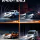 SEALIGHT H11 H8 H16 LED Fog Light Bulbs or DRL, Real 360 illumination Fog Bulbs, 6000K 400% Brightness Upgraded, H16 Front Fog Lamp,Non-polarity, Pack of 2, Plug&Play