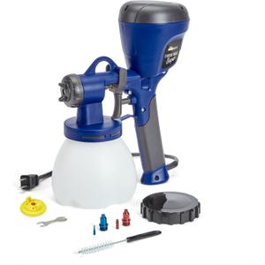 HomeRight C800971.A Super Finish Max, Includes 3 Brass Spray Tips, 3 Spray Patterns, Easy to Clean HVLP Paint Sprayer, Great for Furniture, Cabinets, Trim & More, Sprays Stains, Sealers & Latex Paints (Super Finish Max)
