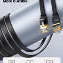 UGREEN Cat 7 Ethernet Cable, 50FT Ethernet Cable with 10Gbps High Speed, 100% Pure Copper Wire and Gold-Plated Connectors, Flat Design, Compatible with Gaming PS5/4/3 Xbox PC Laptop Modem Router