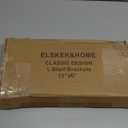 ELSKER&HOME Shelf Brackets 12 Inch, 10 Pack Floating Shelf L Brackets for Shelves Support, Black Metal Heavy Duty Shelf Brackets for DIY Decorative