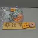 GOPO TOYS Montessori Toys for 1+ Year Old  Wooden Shape Sorter & Stacking Puzzle  Toddler Learning, Fine Motor Skills & Developmental Toy for Boys & Girls