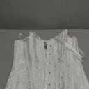 SZIVYSHI Corset Tops for Women, Bustier Shapewear Lingerie, Lace Waist Push Up Bodysuit, S