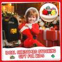 12 Sets Christmas Crochet Ornaments for Tree Decor, Totally Handmade Knitted Christmas Bulb Ball Ornament with Positive Cards and Bags for Xmas Stocking Stuffers and Office Coworker Gifts