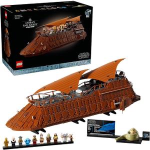 2 Pack LEGO Star Wars Jabba's Sail Barge Building Sets for Adults - Star Wars Ship Collectibles Set for Fans - 3,942 Piece Display - Gifts for Men & Women - 75397