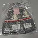 Kids Winter Knit Beanie Hat for Boys Girls Age 3-8 with Faux Fur Pom Warm Fleece Lined