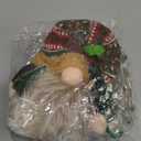 MEAJOIN Christmas Gnome Lighted Ornament, Handmade Swedish Tomte Hanging Decorations, Scandinavian Santa Style for Christmas Tree Home Table Holiday Decor, Set of 2