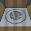 Modern Semi Flush Mount Ceiling Light, Industrial Clear Glass Ceiling Light Fixture, Crystal Ceiling Lamp, Modern Ceiling Lamps, Farmhouse Light for Entryway Hallway Kitchen Dining Room
