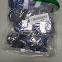 Spark Paws Dog Rainboots, Waterproof Dog Shoes for Medium to Large Dogs, Non Slip, Dog Booties and Paw Protectors - 4PCS Doggie Hiking Boots with Reflective Straps - Blue Camo, Size 1