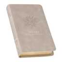 KJV Holy Bible, Compact Vegan Leather Red Letter Edition - Ribbon Marker, King James Version, Taupe (KJV Compact Editions)