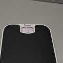 Adamson A21 Analog Scales for Body Weight - Up to 300 LB - New - Anti-Skid Rubber Surface + Large Numbers - Analog Bathroom Scale - Affordable - Durable with 20-Year Assurance - Black