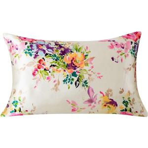SLPBABY Silk Pillowcase for Hair and Skin with Hidden Zipper Print (Standard, Pattern5) (Standard(20''x26''))