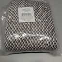 DII Woven Throw Collection 100% Cotton, Basketweave, 50x60, Brown