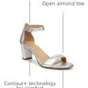 Naturalizer womens Vera Heeled Sandals (Silver), 10M