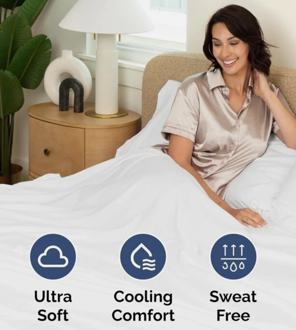CGK 
Bed Sheets Set of 4 White Full