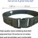 Tactical Utility Belt, Versatile Police Security Guard Military Modular Equipment System Molded Duty Belt