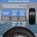Snow Chains for Car Tires, Tire Chains for Pickups, SUVs, and Light Trucks, Quick Fit & Easy Installation, Reusable CAM Tightener for Emergency Tire Traction, Set of 2