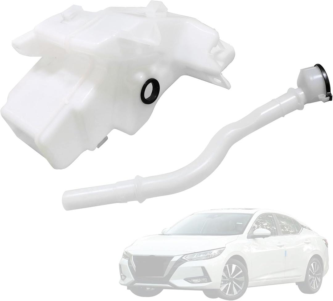 SecosAutoparts Washer Reservoir Windshield Tank Compatible With Toyota Corolla Sedan 2020-2022 Replace# 85315-02690 TO1288242 with Cap Inlet Filler & Pump