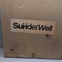 Foldable Rollator Walker for Seniors & Adults with Seat, Support Up to 300 lbs, 19 lbs Lightweight, Adjustable Arms, 10-Inch Big Wheels for All Terrain, R1 (Urban Red)