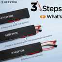 HEEYYOK 2.50 Reading Glasses Women TR90 Ultra Thin Blue Light Blocking Readers Womens Cheaters Reading glasses Compact Portable Stretchable Slim Flat, Red