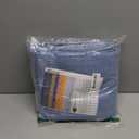 BGment Denim Blue Linen Curtains 84 Inch Length for Living Room, Light Filtering Drapes Semi Sheer with Rod Pocket for Bedroom Dining Back Tab, 2 Panels Set, 52 Inch Wide Each Panel