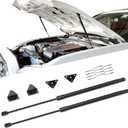 Hood Struts Lift Support Fit for Toyota Tacoma 2016-2023, Heavy Duty Hood Lift Supports Gas Spring Struts Fit for Tacoma 2023 16-22 Black Powder Coated QuickLIFT Support Accessories
