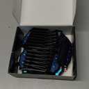 Professional for Wahl Clipper Guards Set, 10 Pcs Coded Cutting Guides #3170-400- 1/16 to 1 Compatible with All Wahl Clippers (Black)