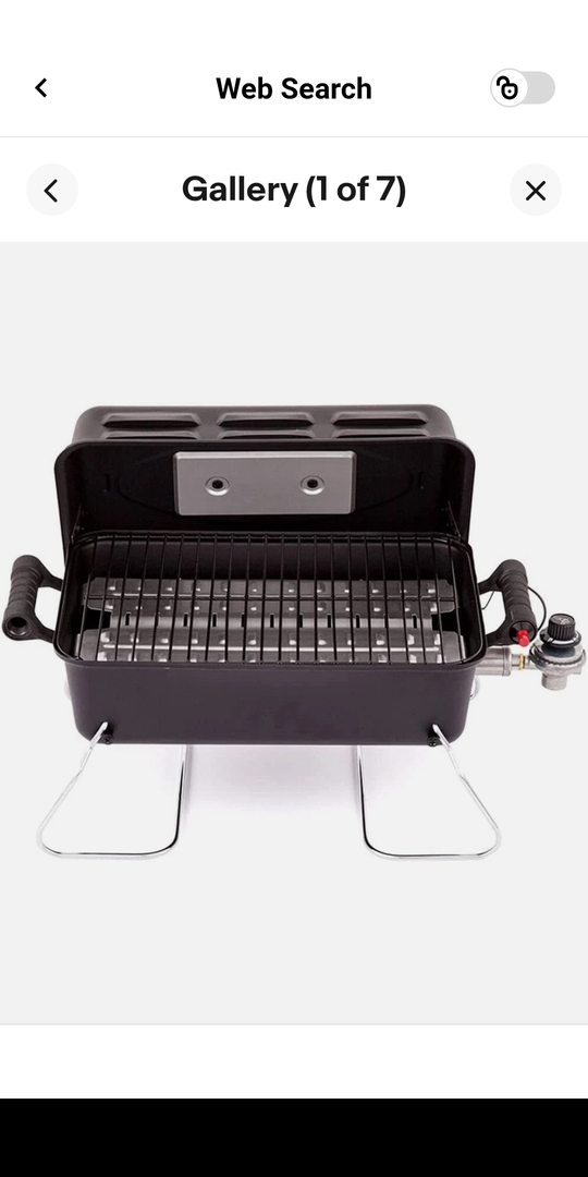 Char-Broil Gas Portable Tabletop Grill - Black ~ Rare & New In Box