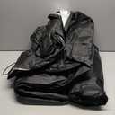 Skid Steer Cover Waterproof Heavy Duty, 420D Oxford PVC with Air Vents & Reflective Strips, Compatible with Most Type of Skid Steer (100" L x 75" W x 80" H)