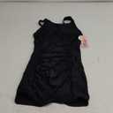 Eomenie Women's One Piece Swimdress Swimsuit with Drawstring Tummy Control Bathing Suits Push Up Swim Dresses with Bottom S