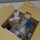 Panasonic Cordless Phone 2 Handsets System Expandable with Amber Backlit Display  KX-TGC352B (Black)