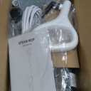 Sweetcrispy Steam Mop for Floor Cleaning,Lightweight Floor Steamer Cleaner for Hardwood/Tile/Laminate Floors Carpet, 2 Washable Pad,White and Grey (43.08*7.83*11.05inch 2025 New Model)