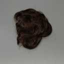 CJL HAIR Large Messy Bun Hair Piece Wavy Curly Scrunchies Synthetic Chignon Ponytail Hair Extensions Thick Updo Hairpieces for Women Medium Brown
