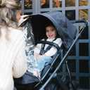 UPPAbaby Performance Rain Shield for Vista and Cruz Strollers / Waterproof and Windproof Coverage / Ventilated Design / Quick Attachment / Easy Access to Child