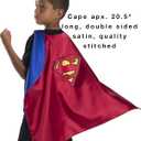 Rubies DC Comics Superheroes: Superhero Cape and Accessory Set for Kids, Boy's One Size
