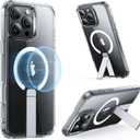 ESR for iPhone 16 Pro Max Case with Kickstand, Compatible with MagSafe, Magnetic Case for iPhone 16 Pro Max, Fully Adjustable Flickstand, Military-Grade Shockproof, Boost Series, Clear