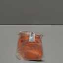 Wavy Wig With Bangs Women's Short Orange Wigs Curly Wavy Bob Synthetic Cosplay Wig for Girls Daily Use Halloween Wigs(12" Orange)