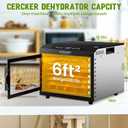 Food-Dehydrator Machine 7 Stainless Steel Trays, 6ft Small Food Dryer, 190F,24H Fruits Dehydrator, 800W Meat Dryer for Jerky,Mushroom,Herbs,Veggies,Dog Treats