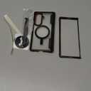 Ghostek Covert Clear Galaxy Z Fold7 Case with Built-in Kickstand, MagSafe and Full Hinge Protection Designed for 2025 Samsung Galaxy Fold 7 (8") (Smoke)