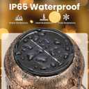 Heavy-Duty Hummingbird Solar Lanterns, Vintage Solar Lights Outdoor Waterproof Garden Decor, Hanging Lights for Yard, Patio, Backyard, Porch