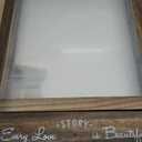 AW BRIDAL 11X16 Large Shadow Box Picture Frames Deep Shadow Boxes Display Cases with Removable Shelves and Drawers, Brown Wooden Memory Boxes for Keepsakes with Slot Christmas Decorations Gifts