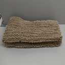 Yimobra Bathroom Runner Rug 70x24 Inch - Extra Long Non Slip Chenille Bath Mat, Soft & Absorbent, Machine Washable Shaggy Hallway Carpet for Vanity Tub Shower, Camel Home Decor Accessories