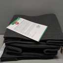 MINTWOOD Design 3-Pack Decorative Woven Storage Baskets for Shelves, Cube Bin Box for Organizing Books, Shoes, Dog Toys, Pantry Closet and Living Room Organizer, Charcoal Gray